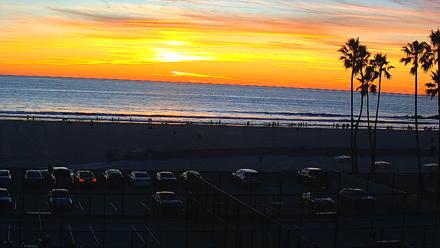 Venice Beach Wide View Live Webcam - Jan 10, 2026, 5:12pm PST