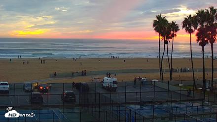 Venice Beach Wide View Live Webcam - Sep 6, 2026, 7:24pm PDT