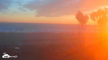 Venice Beach Wide View Live Webcam - Sep 5, 2026, 7:12pm PDT