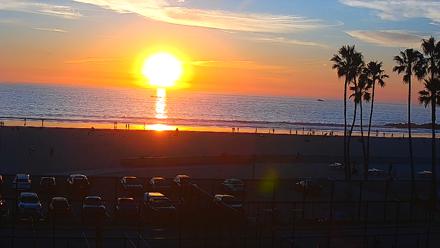 Venice Beach Wide View Live Webcam - Jan 19, 2026, 5:03pm PST