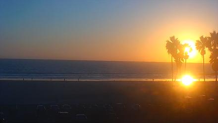 Venice Beach Wide View Live Webcam - Oct 7, 2025, 6:17pm PDT
