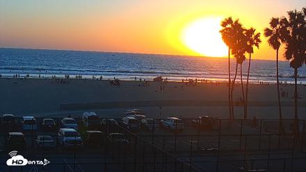 Venice Beach Wide View Live Webcam - Oct 18, 2026, 6:10pm PDT