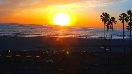 Venice Beach Wide View Live Webcam - Jan 28, 2026, 5:16pm PST
