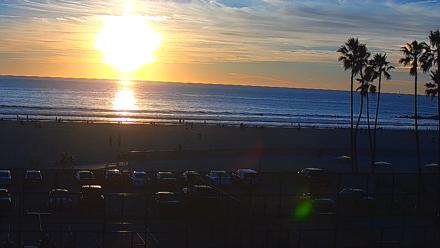 Venice Beach Wide View Live Webcam - Jan 10, 2026, 4:46pm PST
