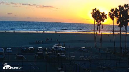 Venice Beach Wide View Live Webcam - Oct 12, 2026, 6:19pm PDT