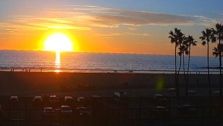 Venice Beach Wide View Live Webcam - Dec 15, 2025, 4:39pm PST