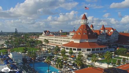 Hotel Del Coronado 4K Roaming Live Cam - Oct 12, 2026, 4:38pm PDT