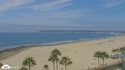 Hotel Del Coronado 4K Roaming Live Cam - Jul 11, 2026, 10:52am PDT