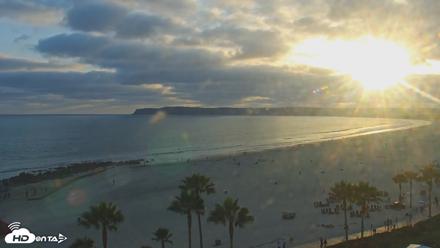Hotel Del Coronado 4K Roaming Live Cam - May 23, 2026, 7:10pm PDT