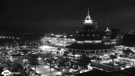 Hotel Del Coronado 4K Roaming Live Cam - Jun 17, 2026, 10:28pm PDT