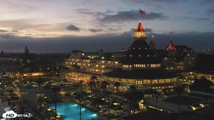 Hotel Del Coronado 4K Roaming Live Cam - Jun 6, 2026, 8:20pm PDT