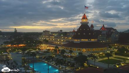 Hotel Del Coronado 4K Roaming Live Cam - Jun 30, 2026, 8:18pm PDT