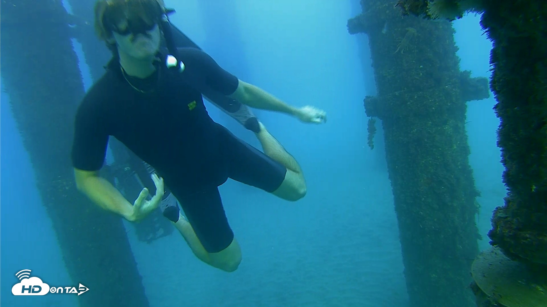 Snapshot of Scripps Pier Underwater Live Webcam taken Oct 19, 2026, 5:45pm PDT