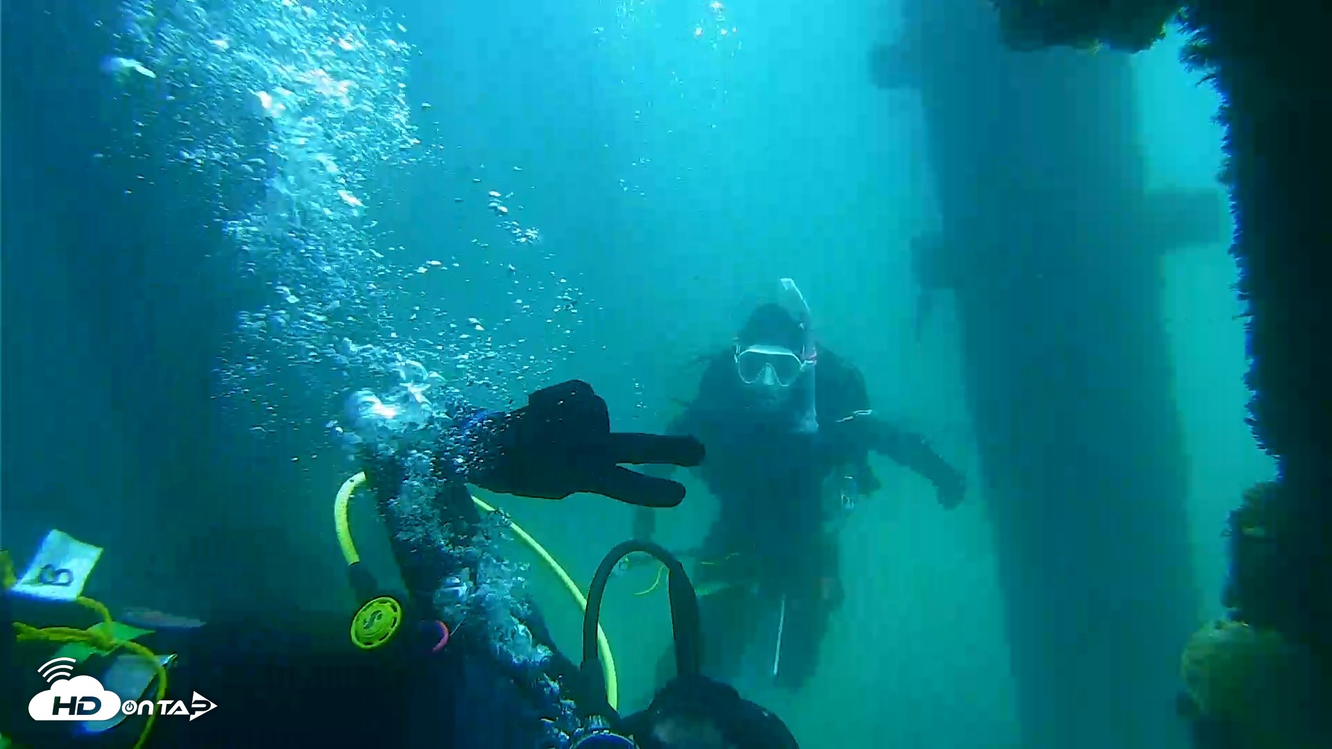 Snapshot of Scripps Pier Underwater Live Webcam taken Sep 17, 2026, 12:30pm PDT