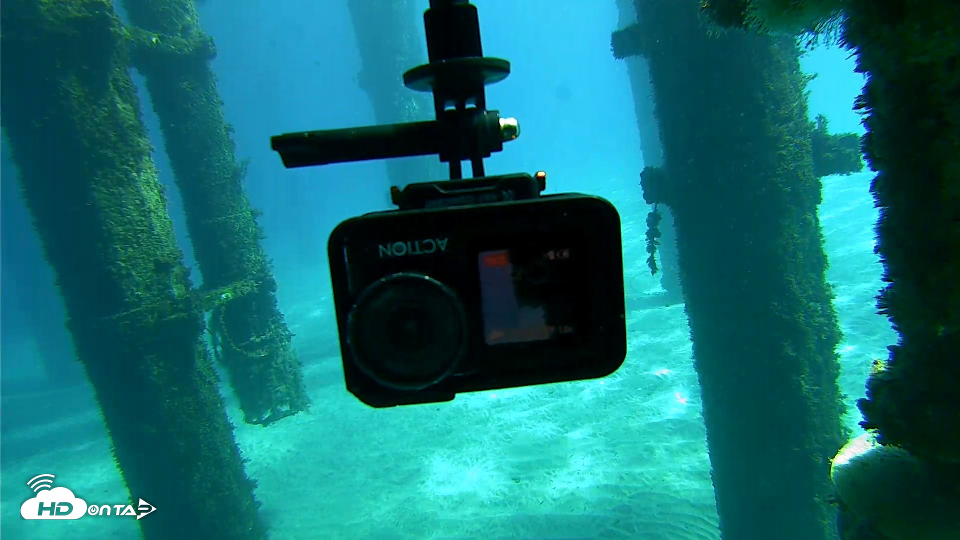 Snapshot of Scripps Pier Underwater Live Webcam taken Oct 18, 2026, 12:28pm PDT