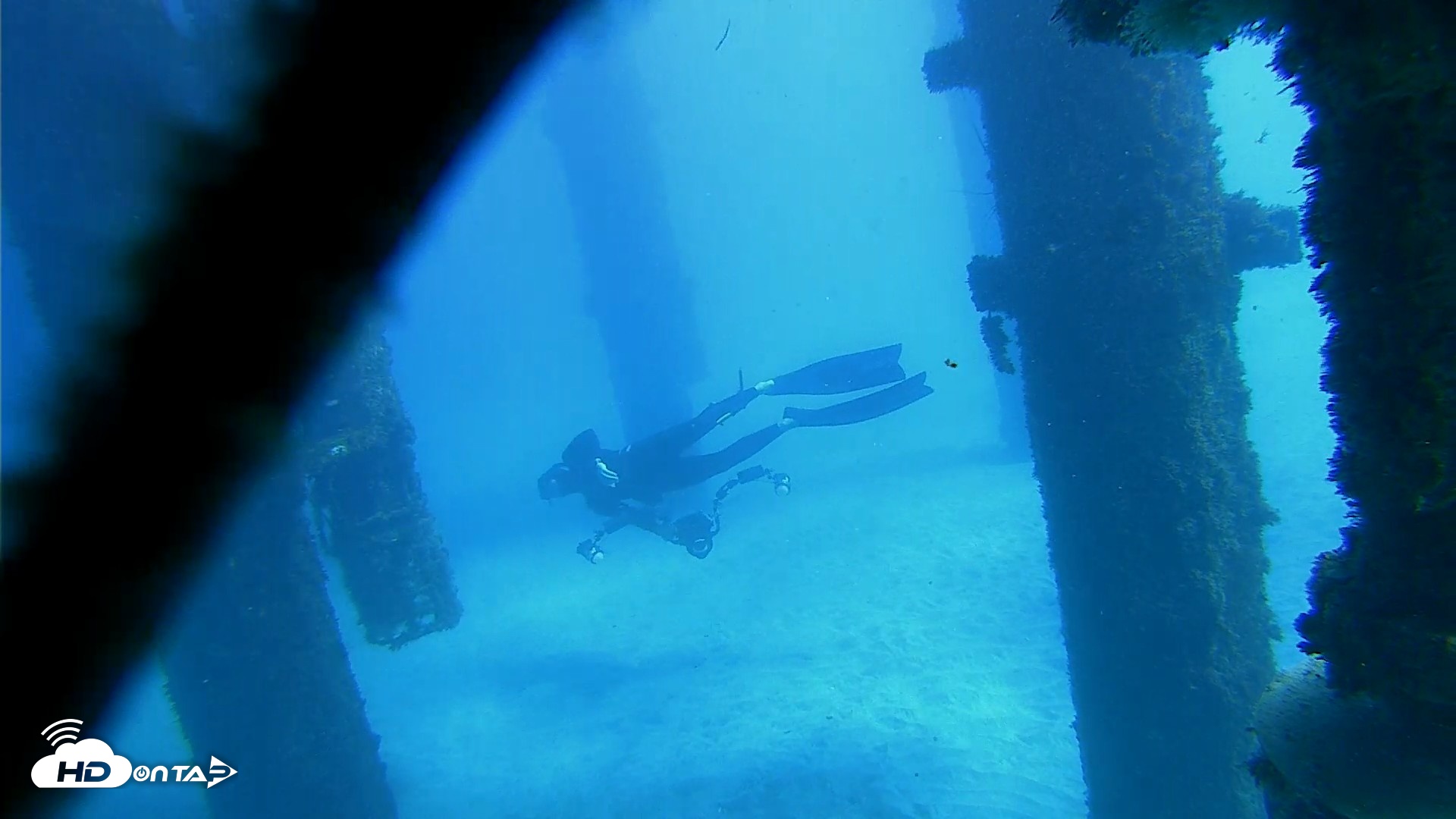 Snapshot of Scripps Pier Underwater Live Webcam taken Oct 19, 2026, 1:07pm PDT