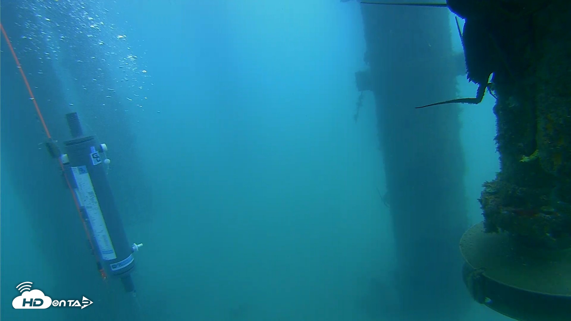 Snapshot of Scripps Pier Underwater Live Webcam taken Aug 4, 2026, 10:35am PDT