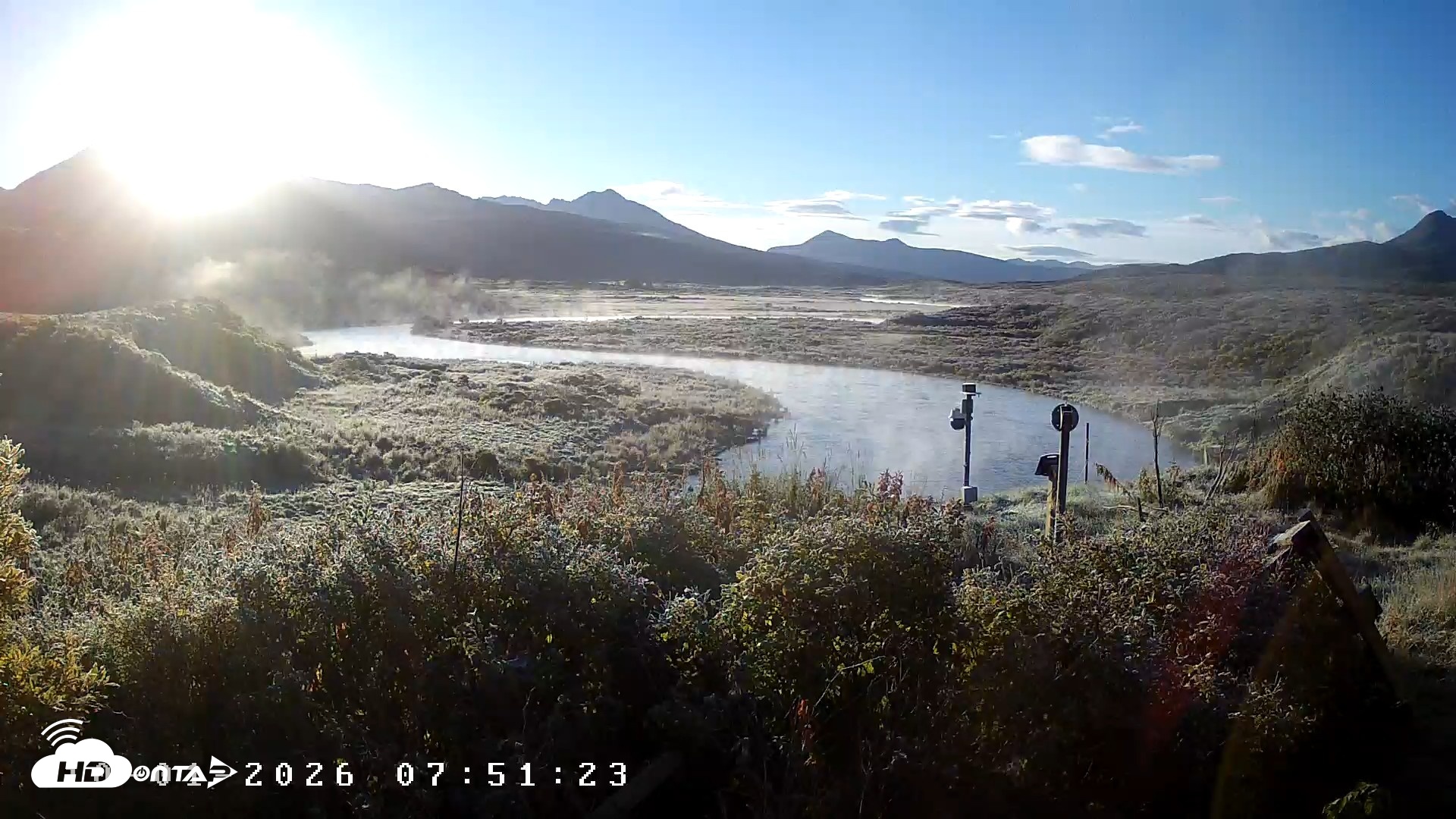 Snapshot of Kodiak Alaska Frazer Weather Live Cam taken Oct 2, 2026, 9:28am AKDT