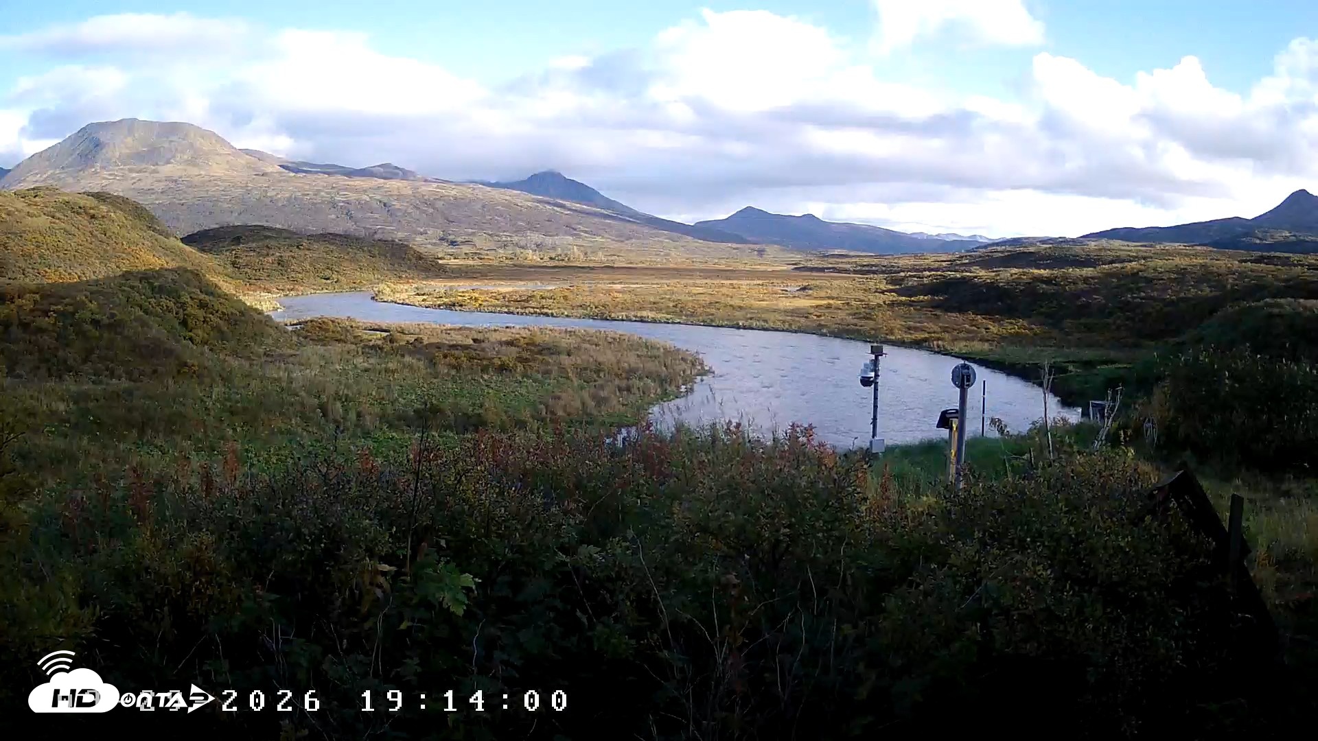 Snapshot of Kodiak Alaska Frazer Weather Live Cam taken Sep 30, 2026, 6:05pm AKDT