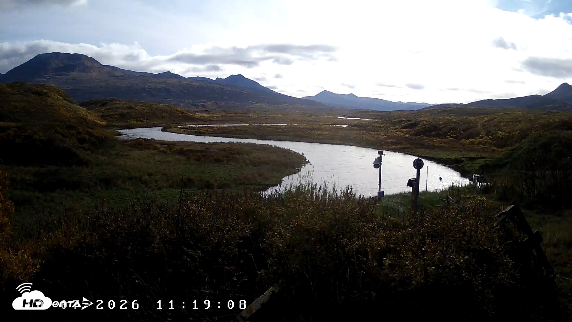Snapshot of Kodiak Alaska Frazer Weather Live Cam taken Oct 8, 2026, 12:56pm AKDT