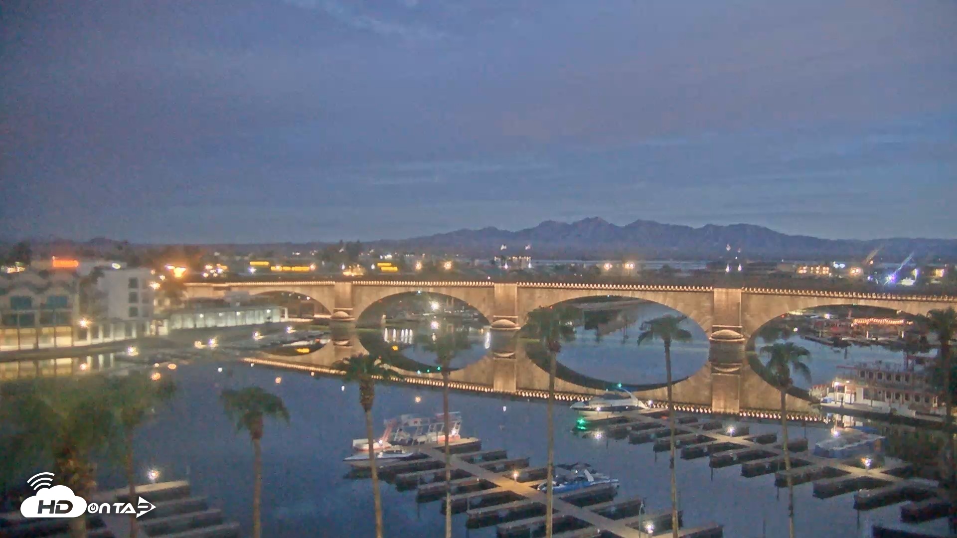 Snapshot of Lake Havasu London Bridge Live Webcam taken Sep 9, 2026, 5:53am MST