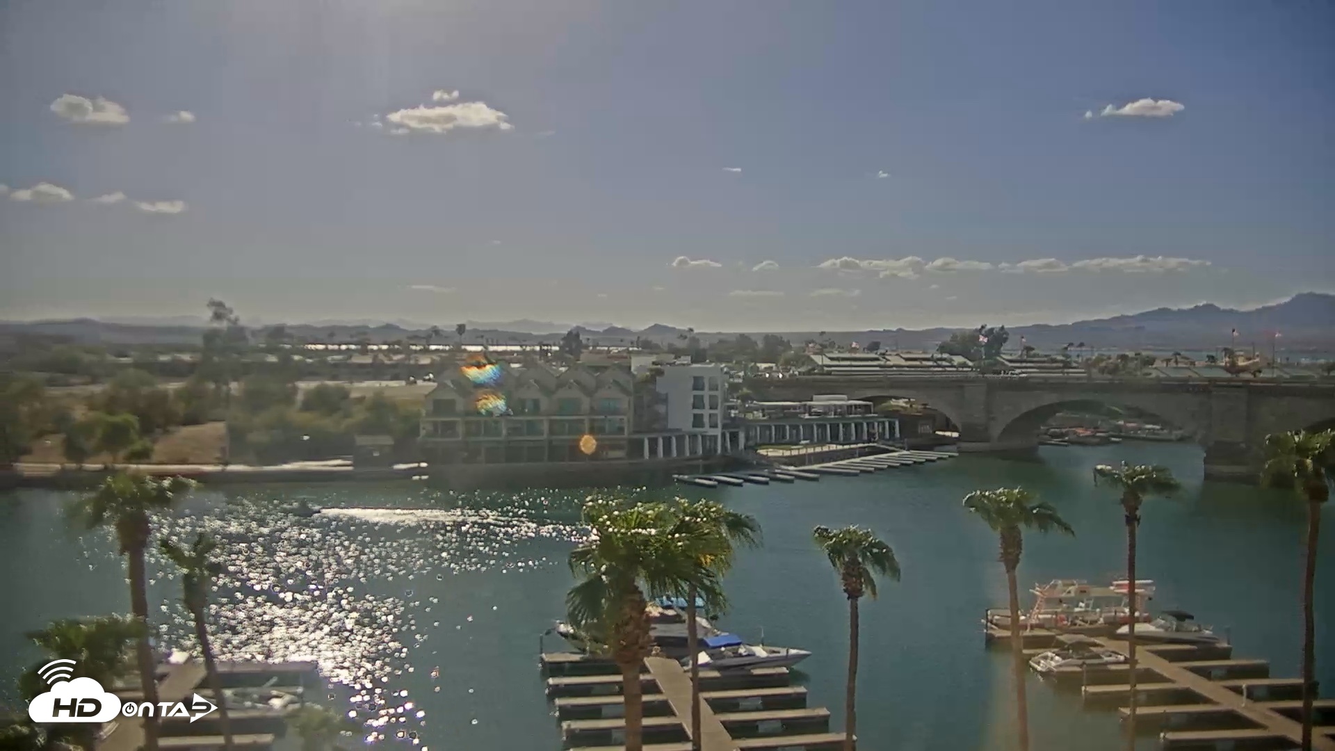 Snapshot of Lake Havasu London Bridge Live Webcam taken Sep 16, 2026, 4:12pm MST