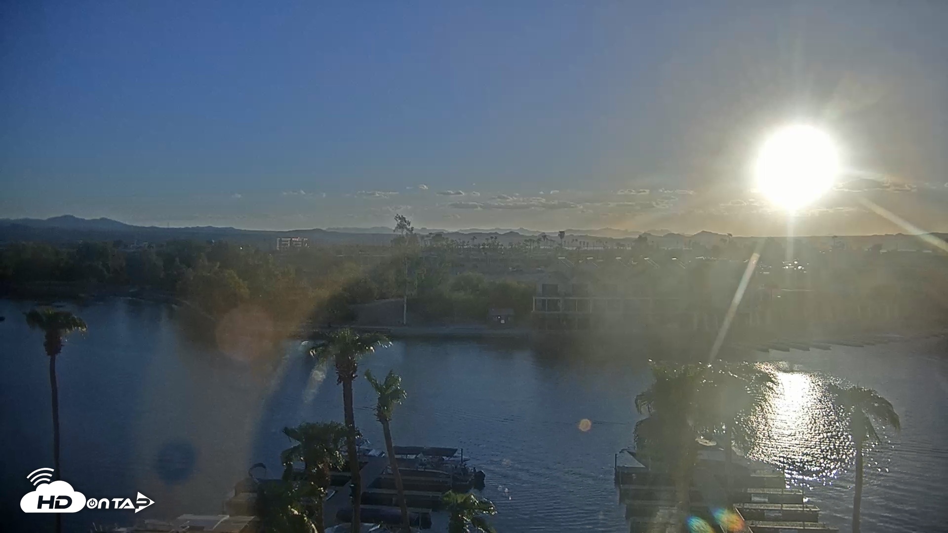 Snapshot of Lake Havasu London Bridge Live Webcam taken Sep 13, 2026, 6:17pm MST