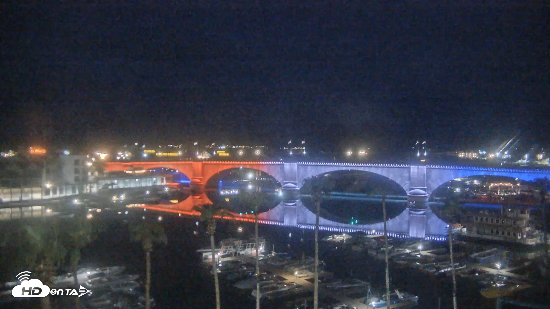 Snapshot of Lake Havasu London Bridge Live Webcam taken Sep 6, 2026, 5:37am MST