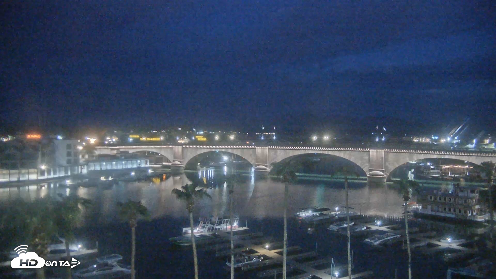 Snapshot of Lake Havasu London Bridge Live Webcam taken Sep 21, 2026, 5:49am MST