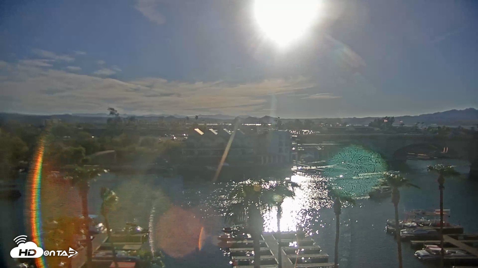 Snapshot of Lake Havasu London Bridge Live Webcam taken Sep 4, 2026, 5:36pm MST