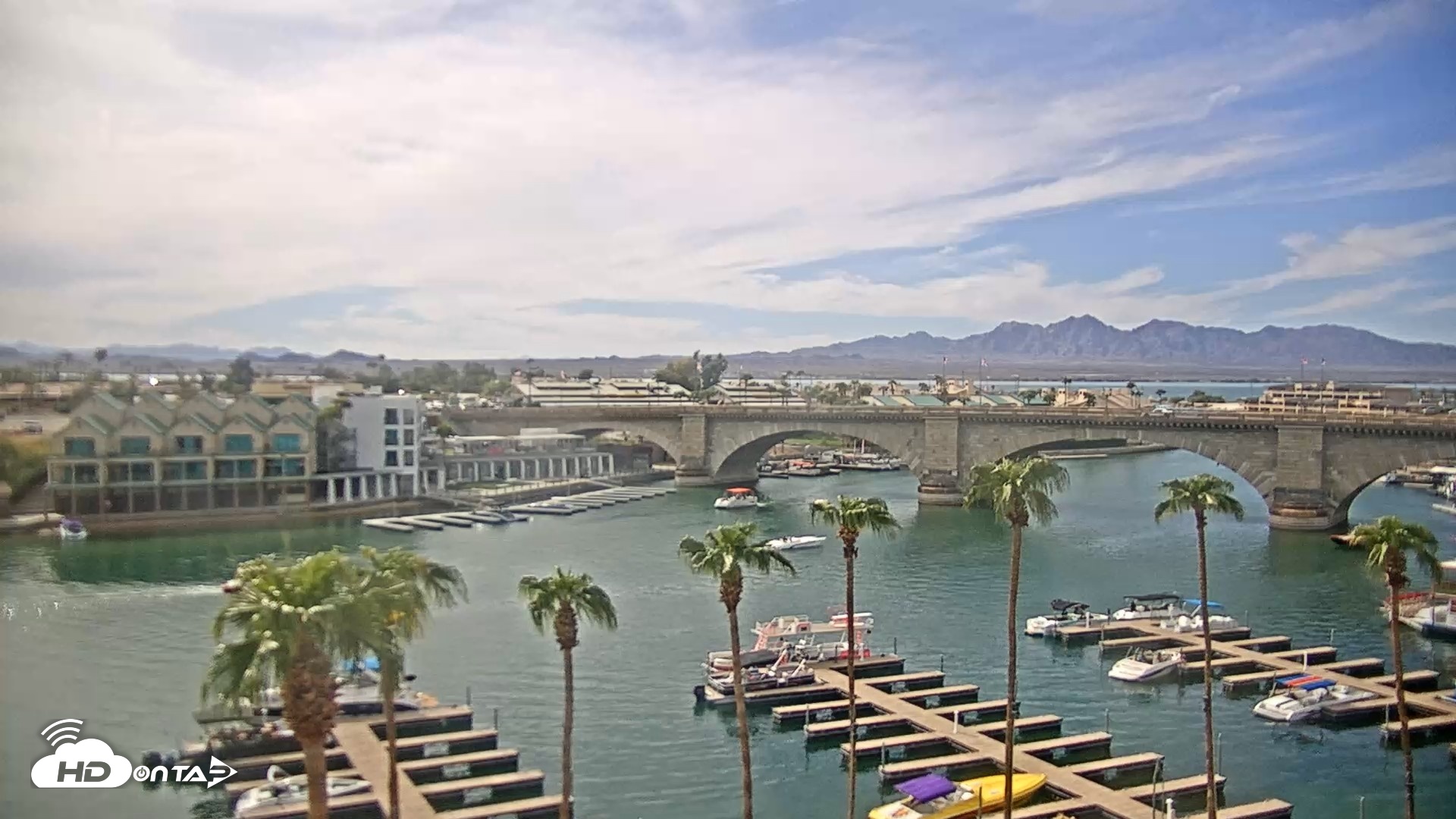 Snapshot of Lake Havasu London Bridge Live Webcam taken Sep 20, 2026, 3:19pm MST