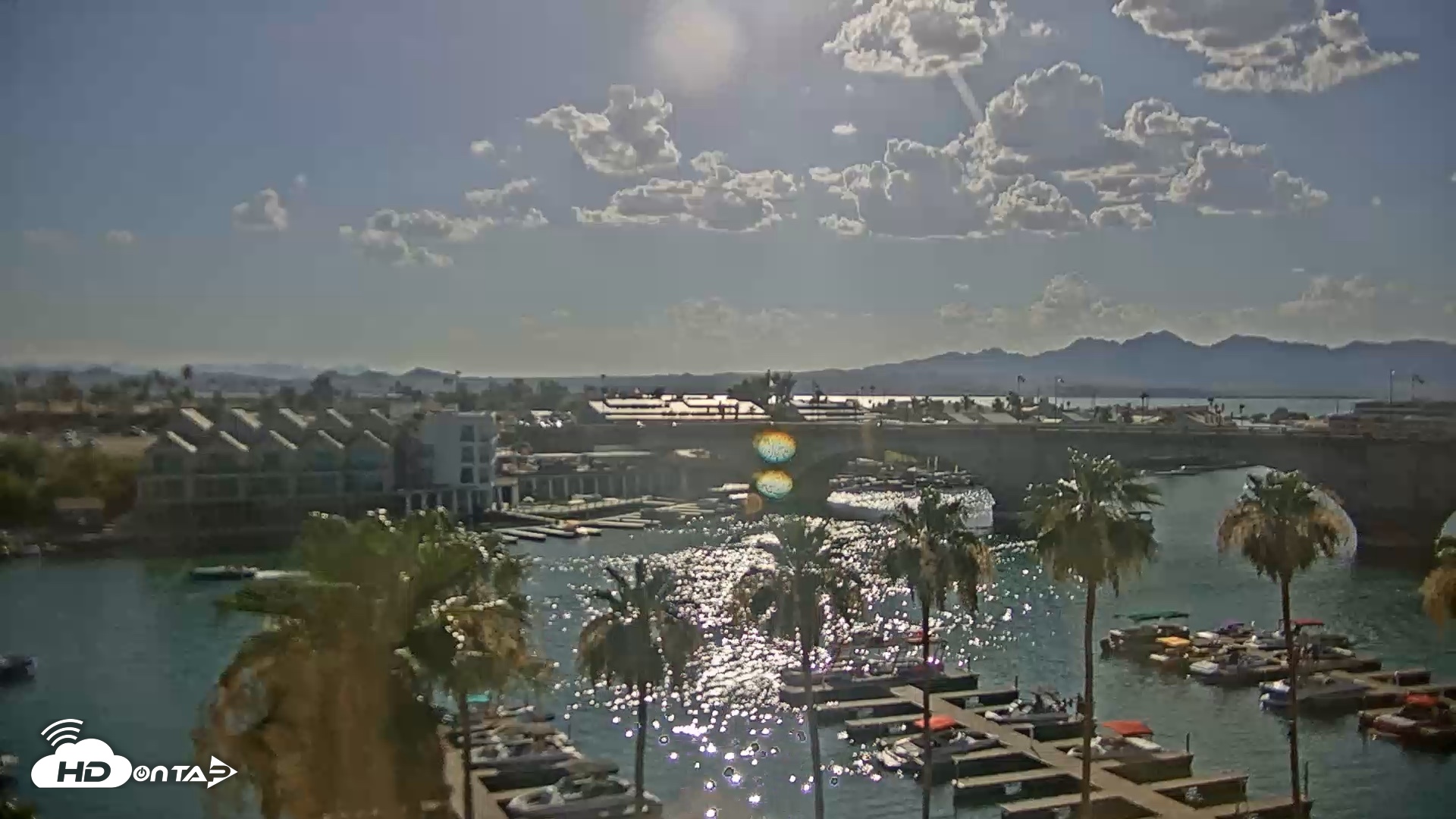 Snapshot of Lake Havasu London Bridge Live Webcam taken Jun 13, 2026, 5:22pm MST