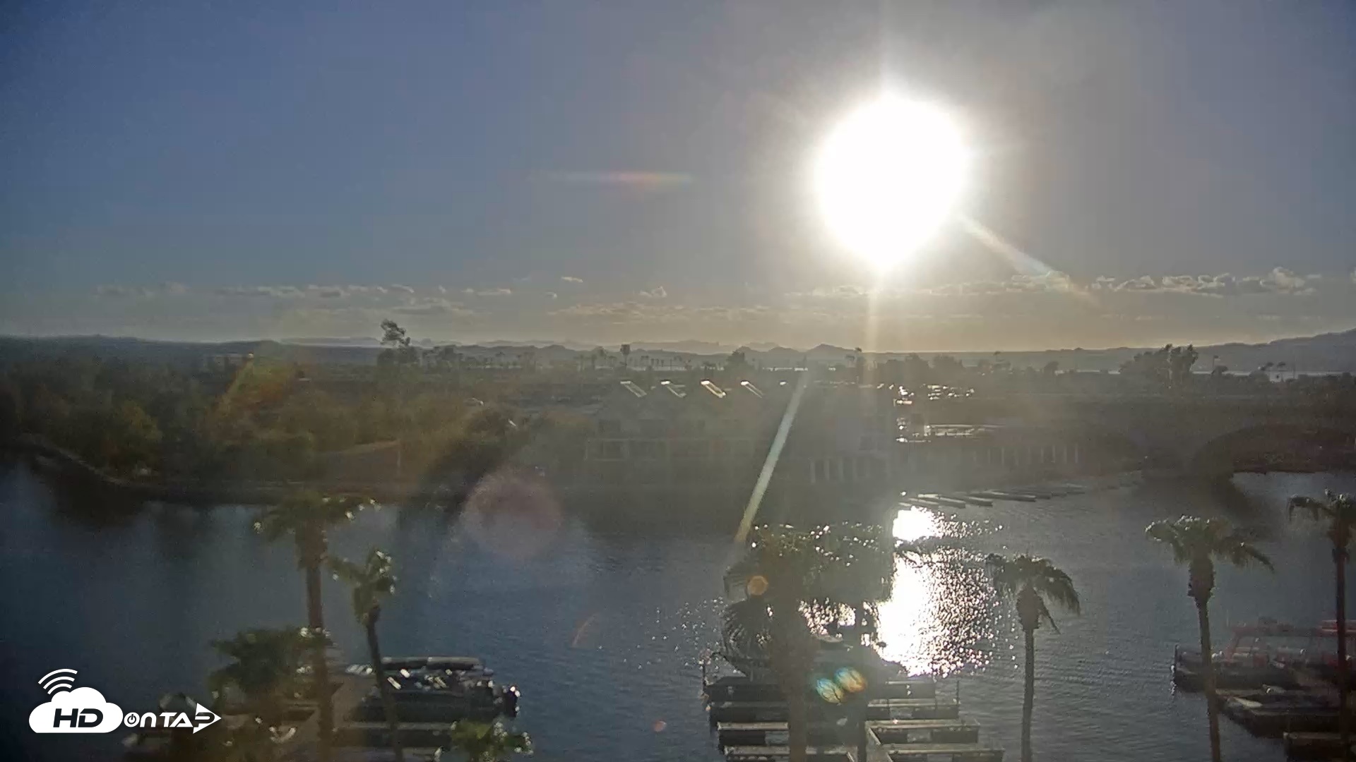 Snapshot of Lake Havasu London Bridge Live Webcam taken Sep 13, 2026, 5:57pm MST