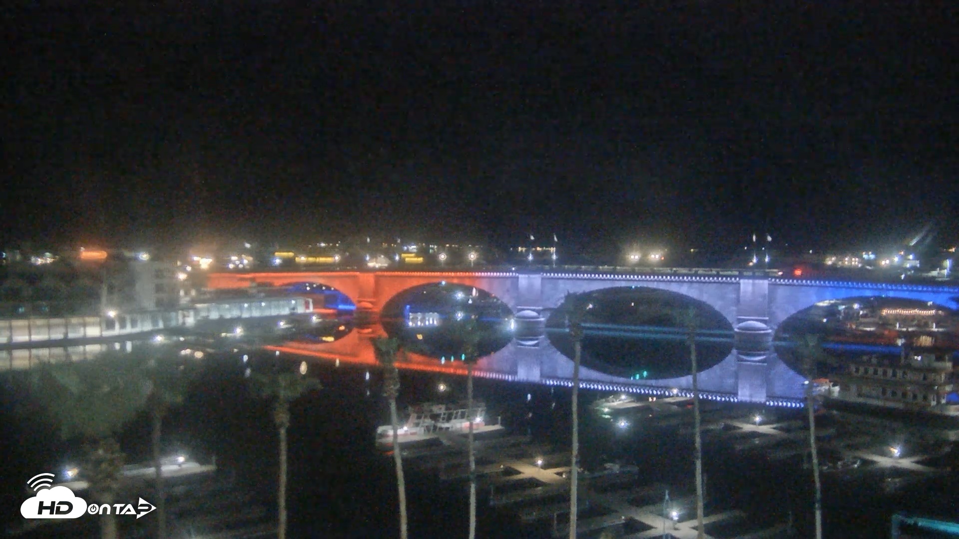 Snapshot of Lake Havasu London Bridge Live Webcam taken Jul 23, 2026, 4:25am MST