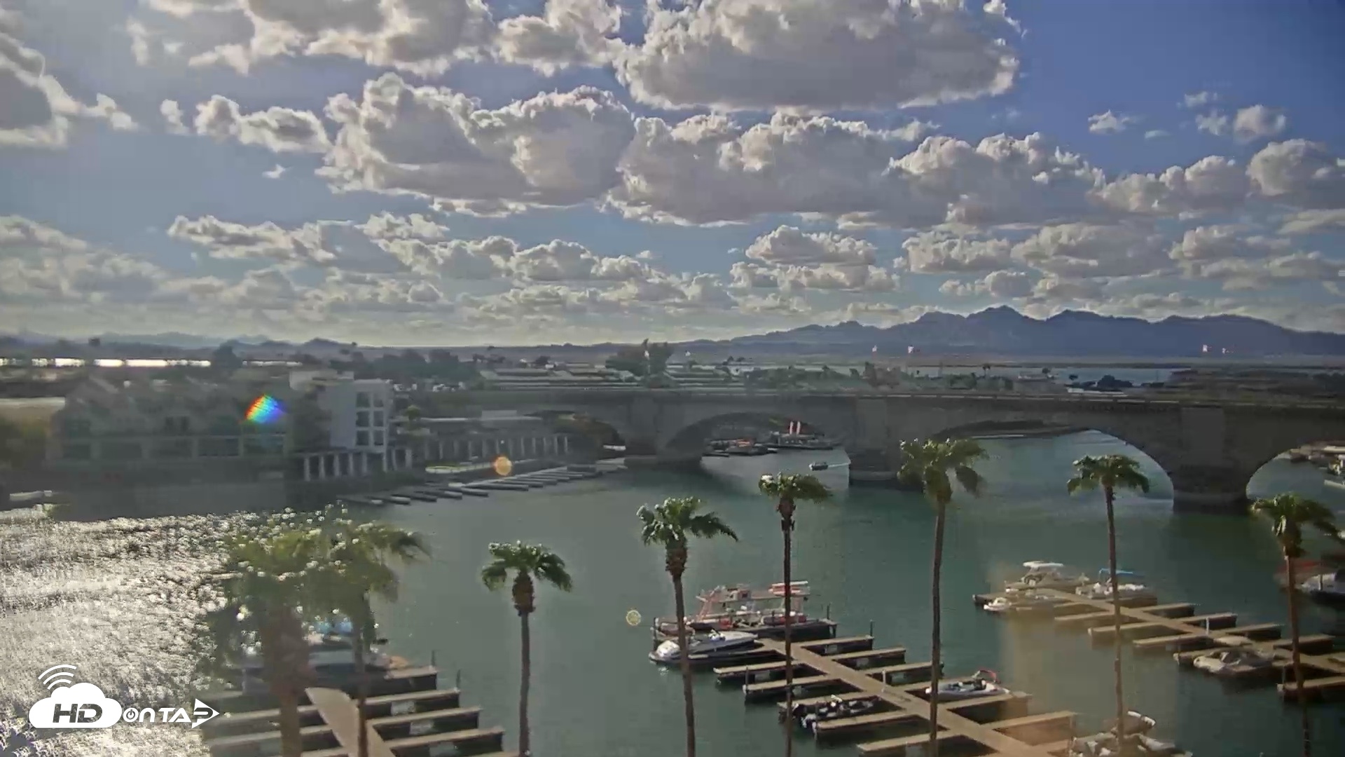 Snapshot of Lake Havasu London Bridge Live Webcam taken Sep 17, 2026, 4:22pm MST