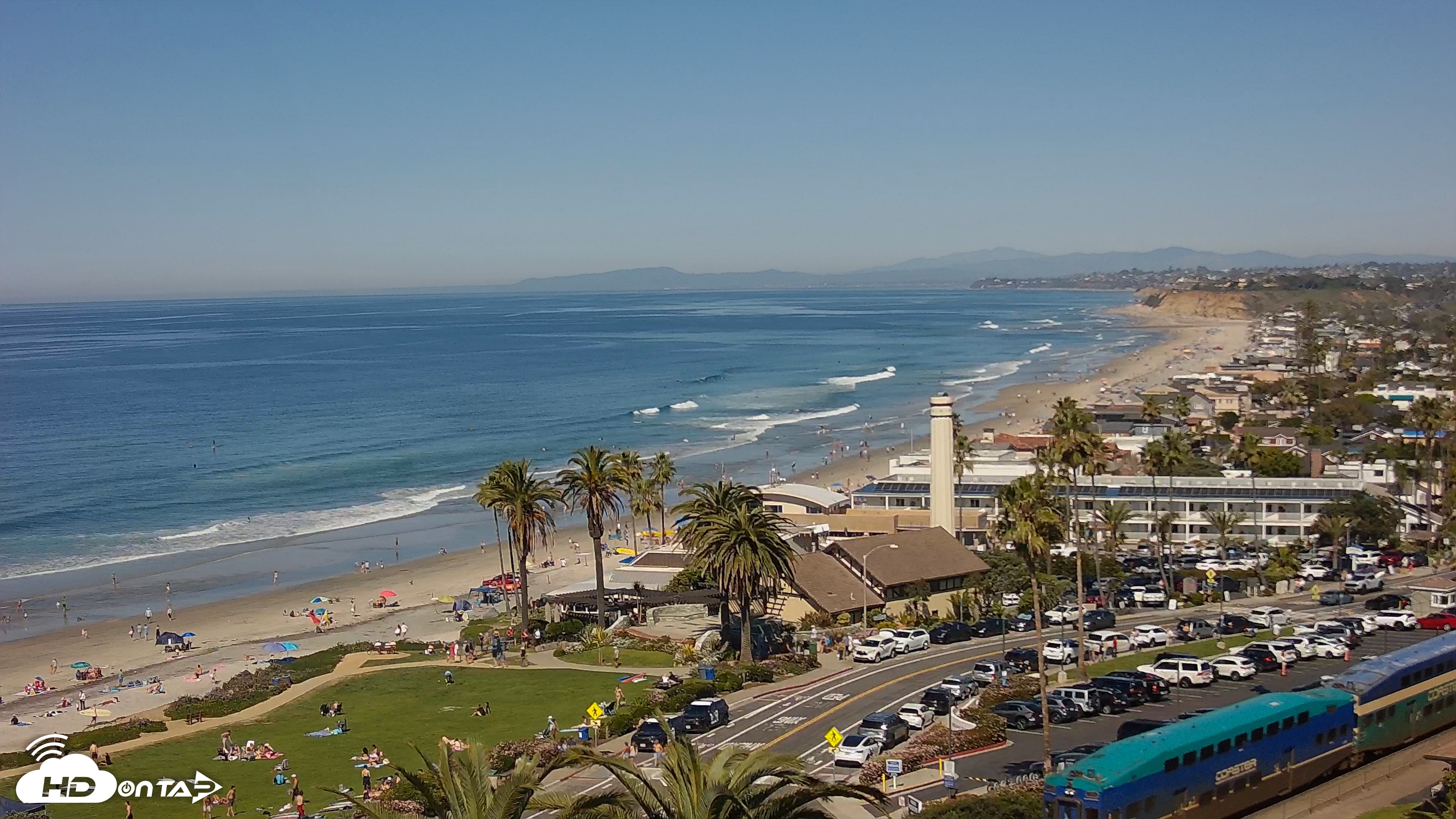 Snapshot of Del Mar Beach Overlook Live Webcam taken Mar 1, 2026, 11:25am PST