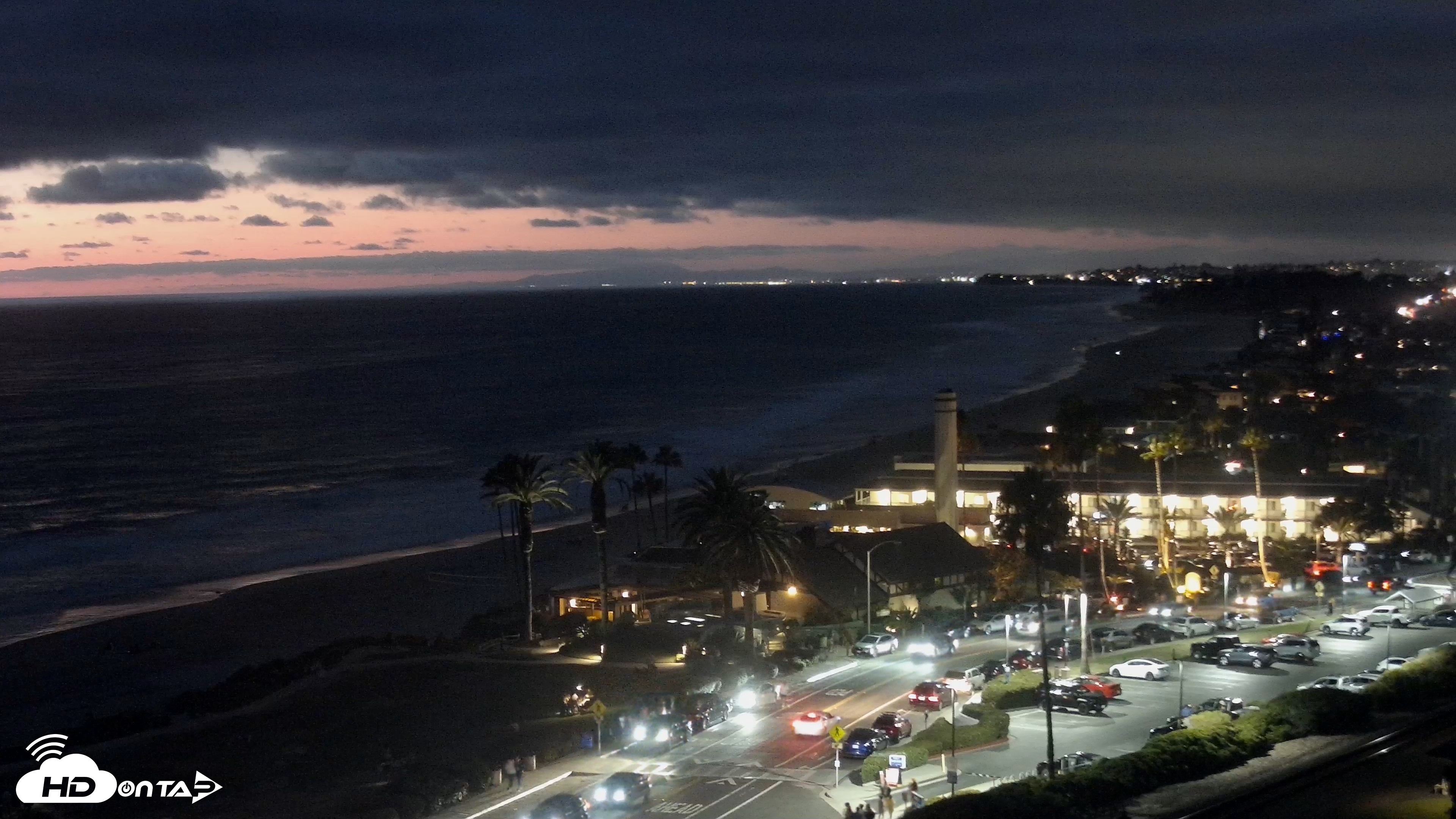 Snapshot of Del Mar Beach Overlook Live Webcam taken Aug 15, 2026, 8:09pm PDT