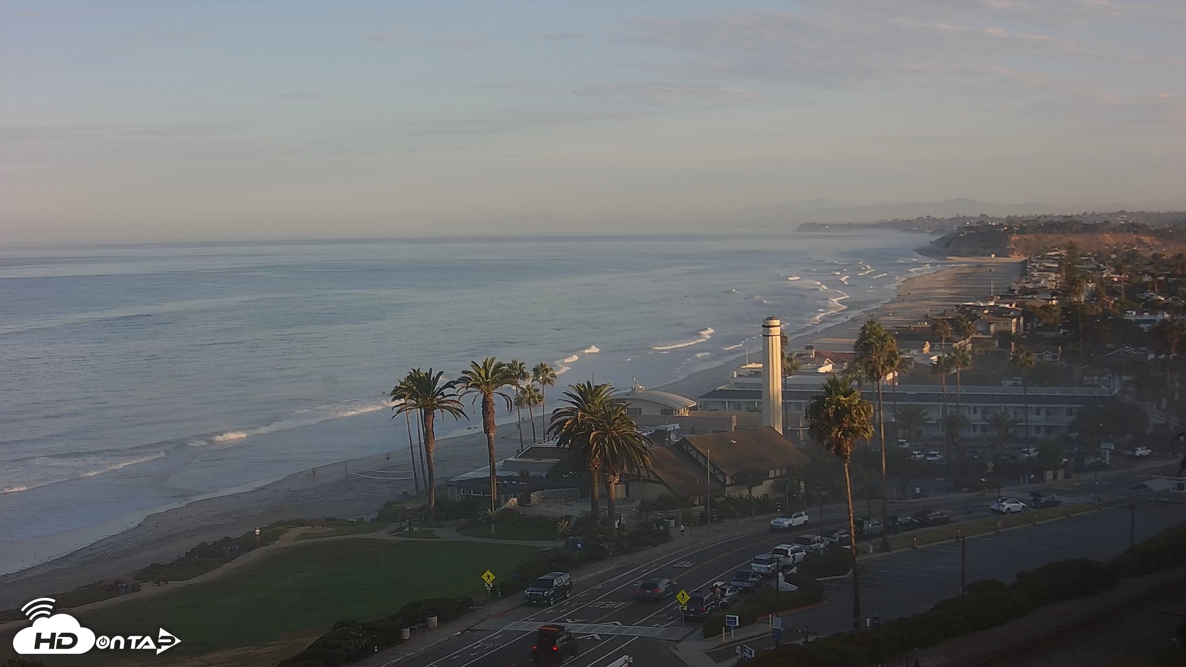 Snapshot of Del Mar Beach Overlook Live Webcam taken Sep 10, 2026, 7:11am PDT