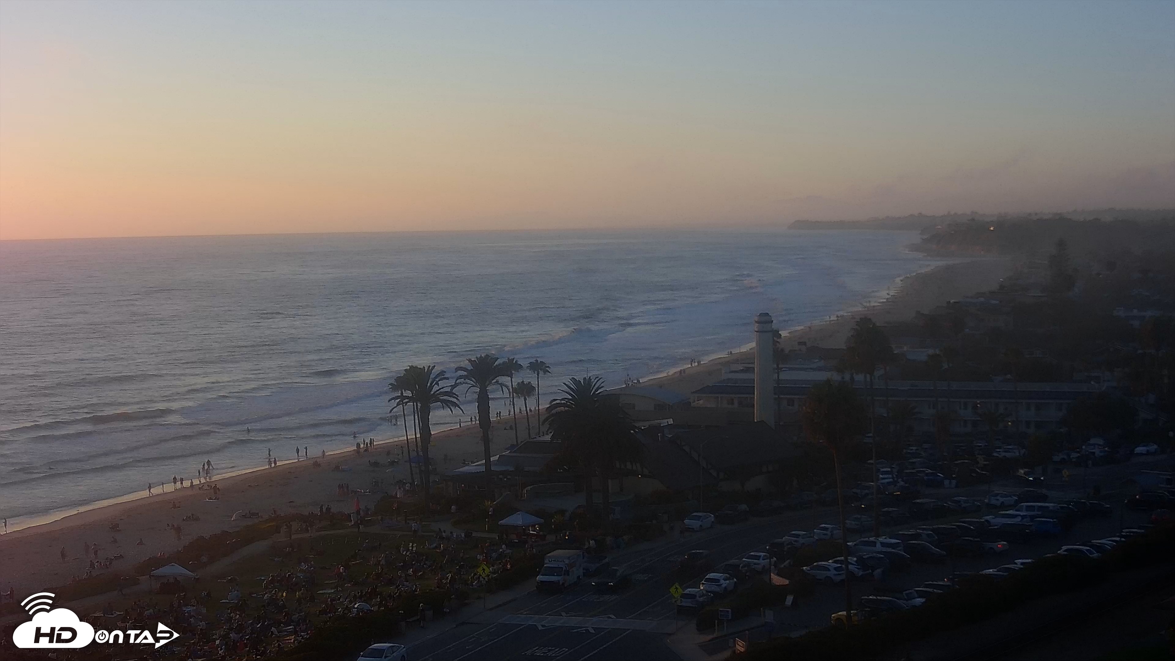 Snapshot of Del Mar Beach Overlook Live Webcam taken Jul 22, 2026, 7:44pm PDT
