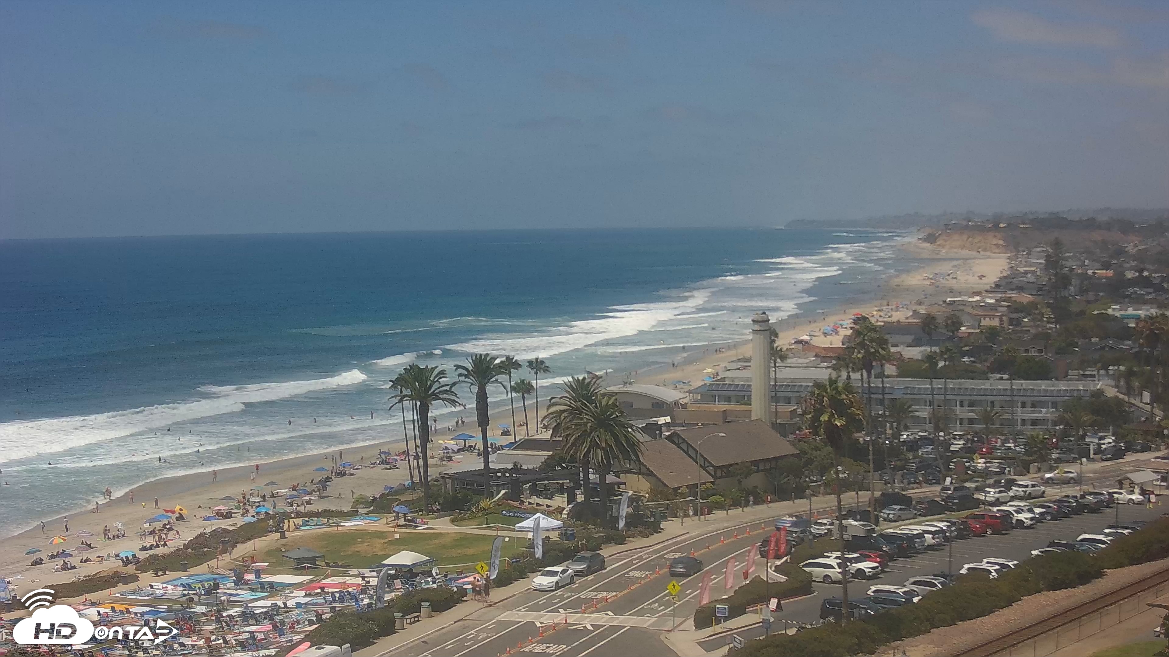 Snapshot of Del Mar Beach Overlook Live Webcam taken Jul 28, 2026, 1:26pm PDT