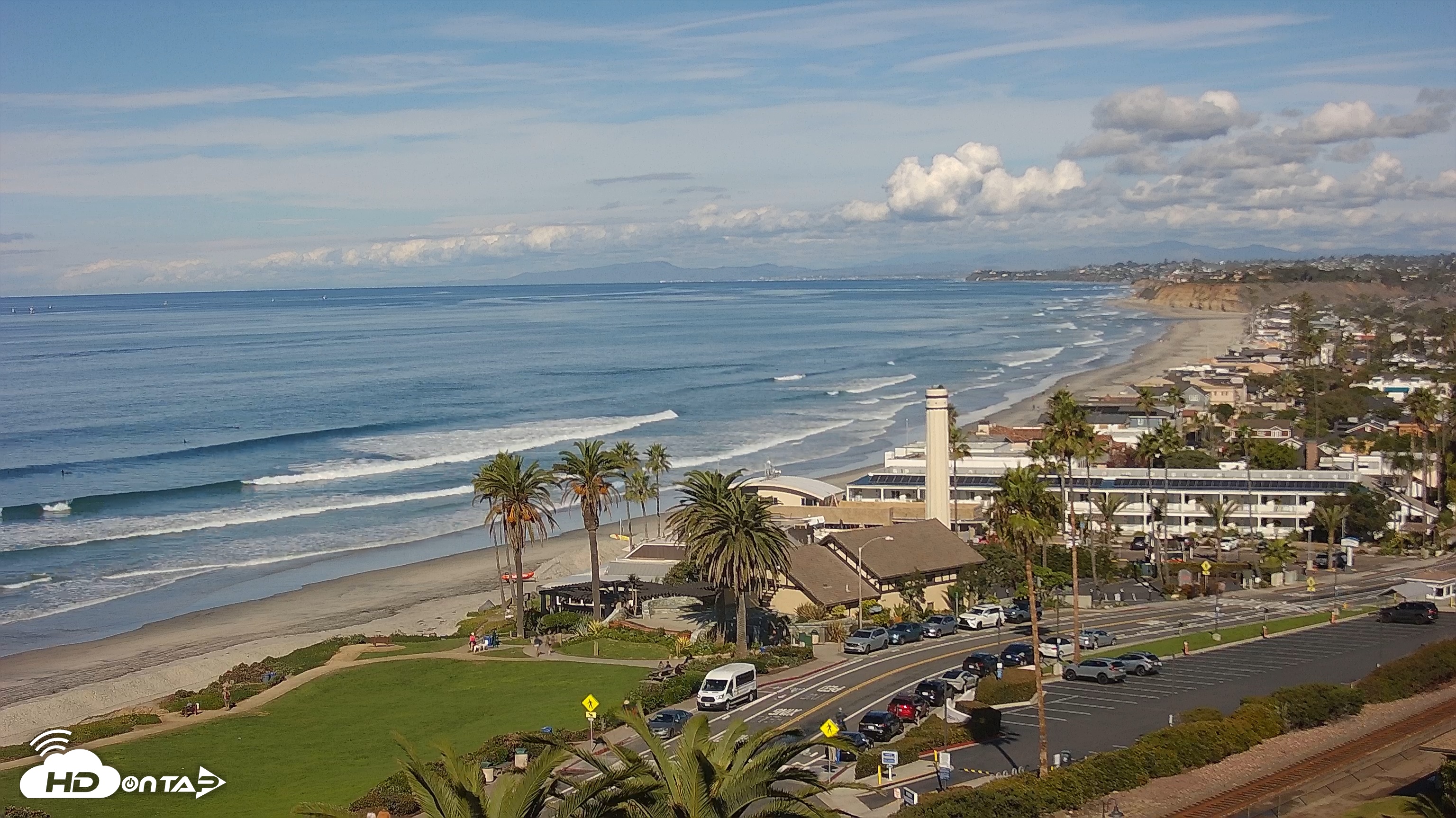 Snapshot of Del Mar Beach Overlook Live Webcam taken Nov 17, 2025, 10:21am PST