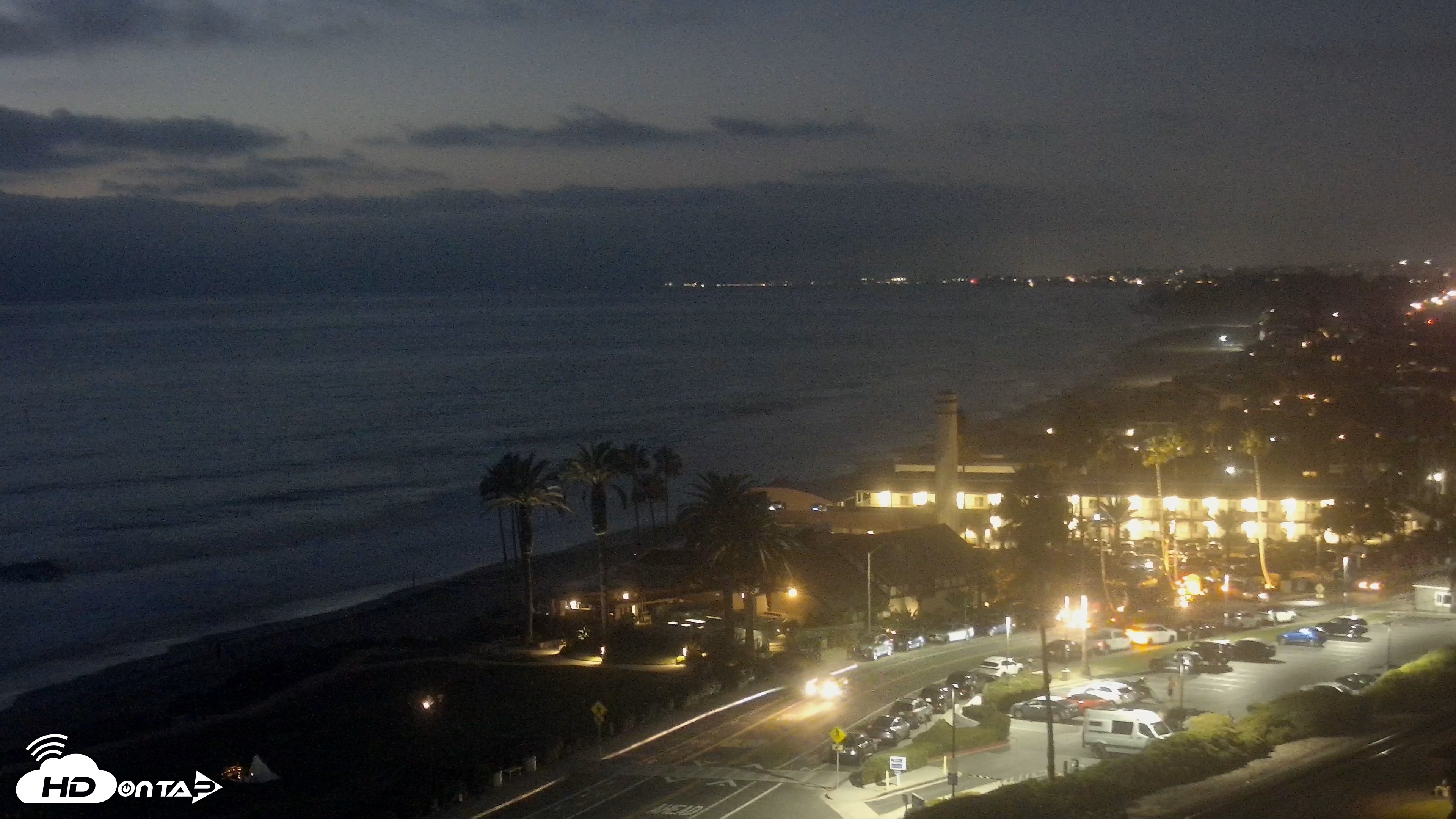 Snapshot of Del Mar Beach Overlook Live Webcam taken Sep 23, 2026, 7:20pm PDT
