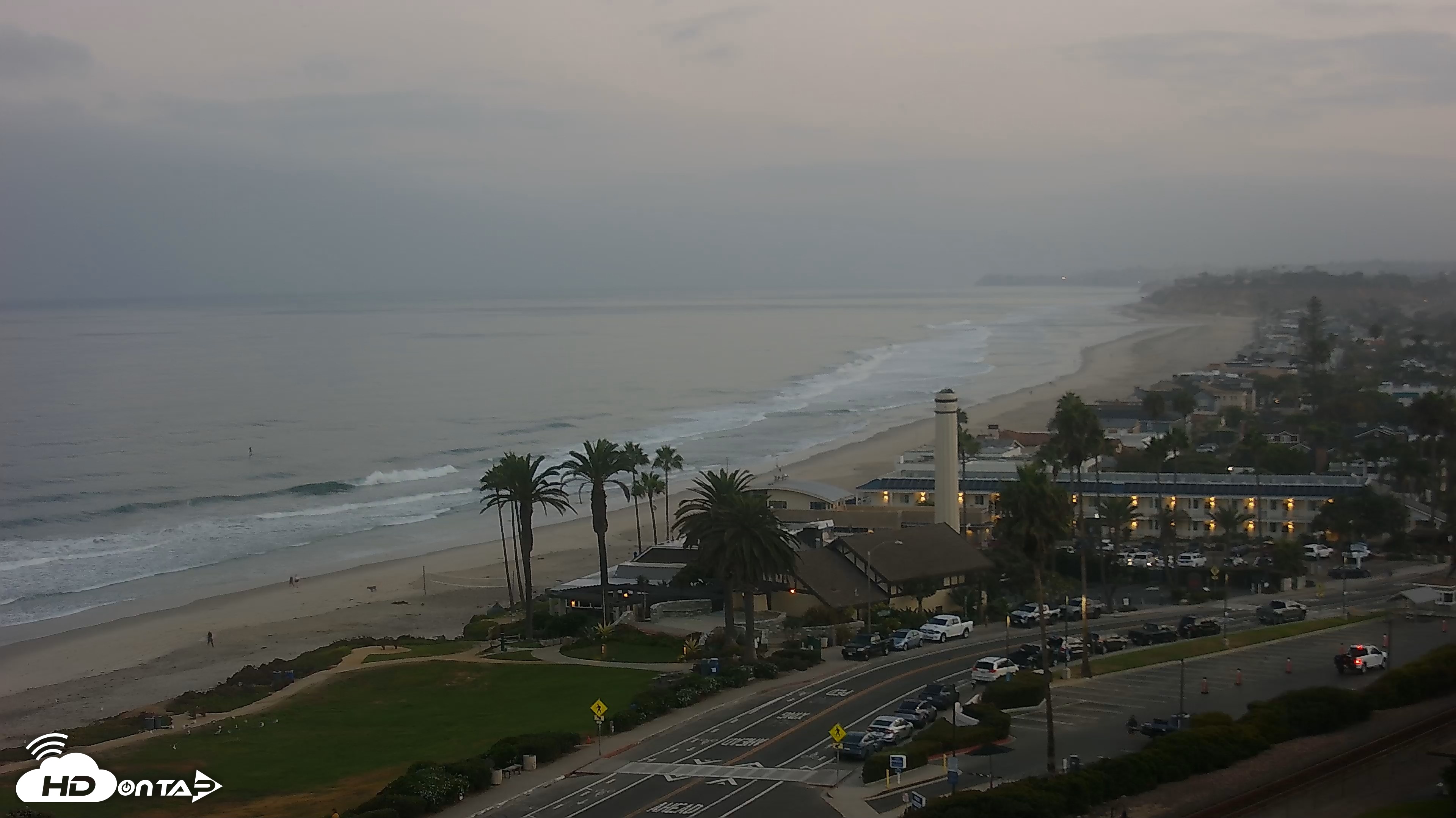 Snapshot of Del Mar Beach Overlook Live Webcam taken Aug 31, 2026, 6:17am PDT