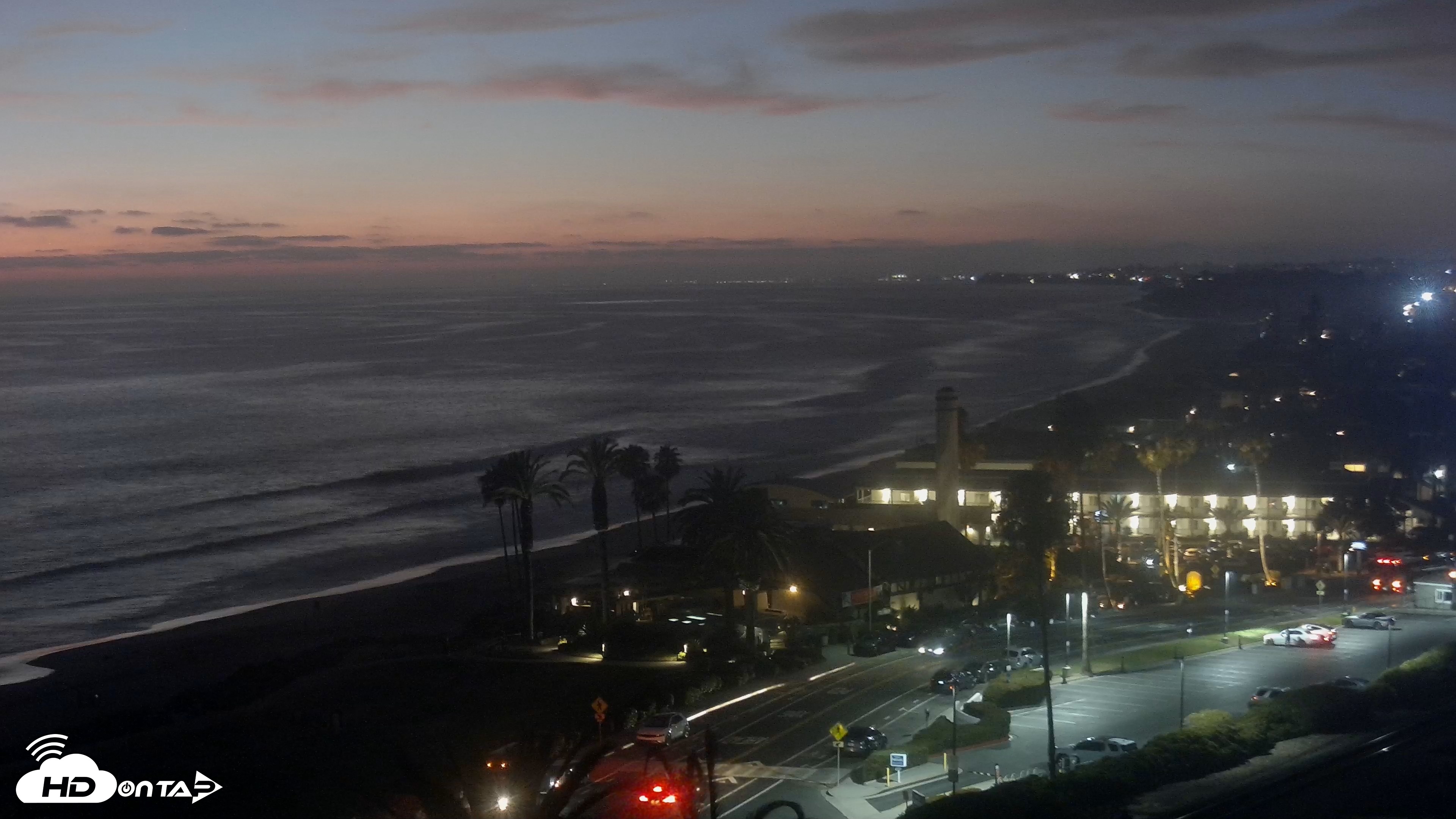 Snapshot of Del Mar Beach Overlook Live Webcam taken Jun 11, 2026, 8:41pm PDT