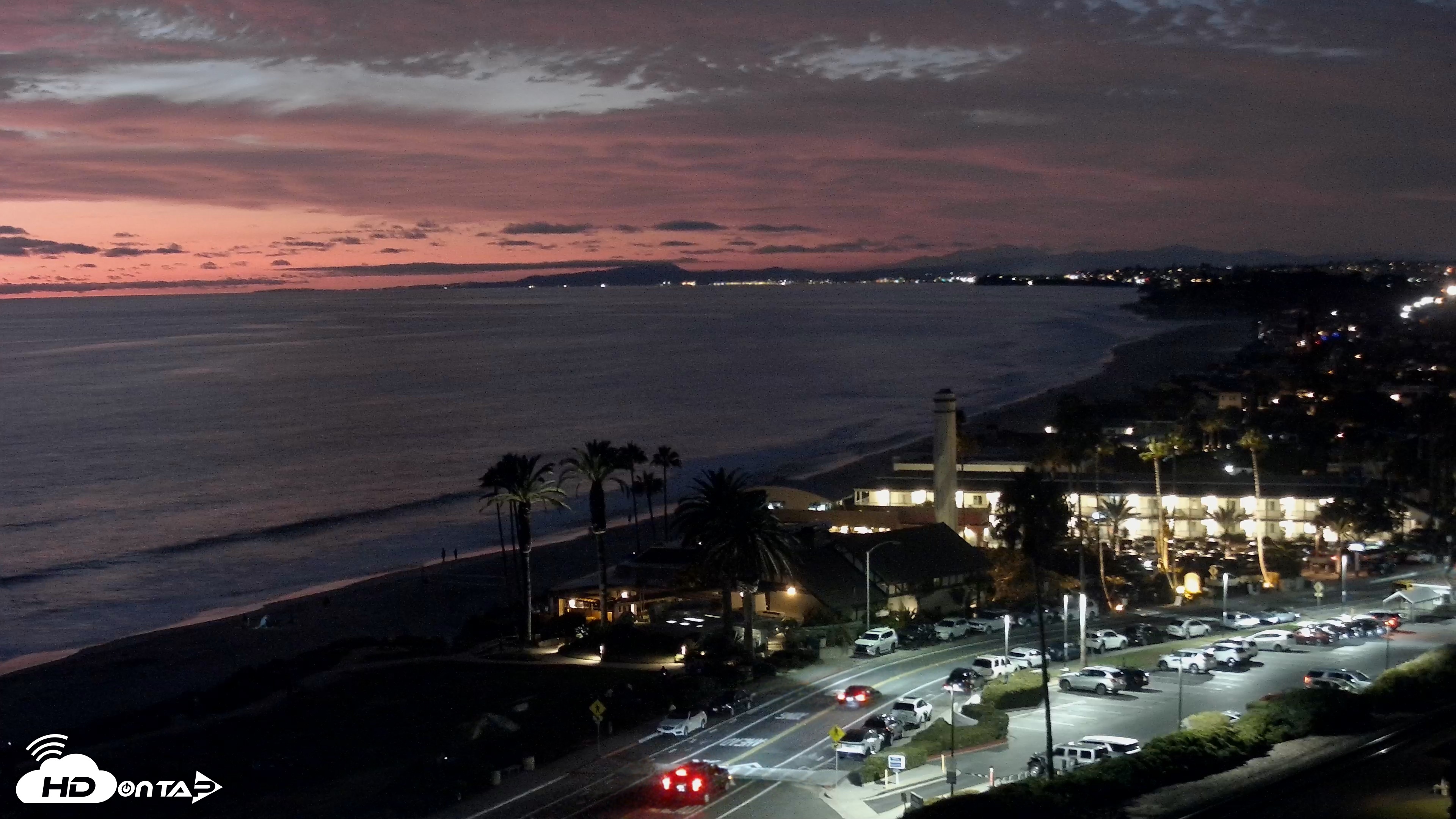 Snapshot of Del Mar Beach Overlook Live Webcam taken Aug 13, 2026, 8:13pm PDT
