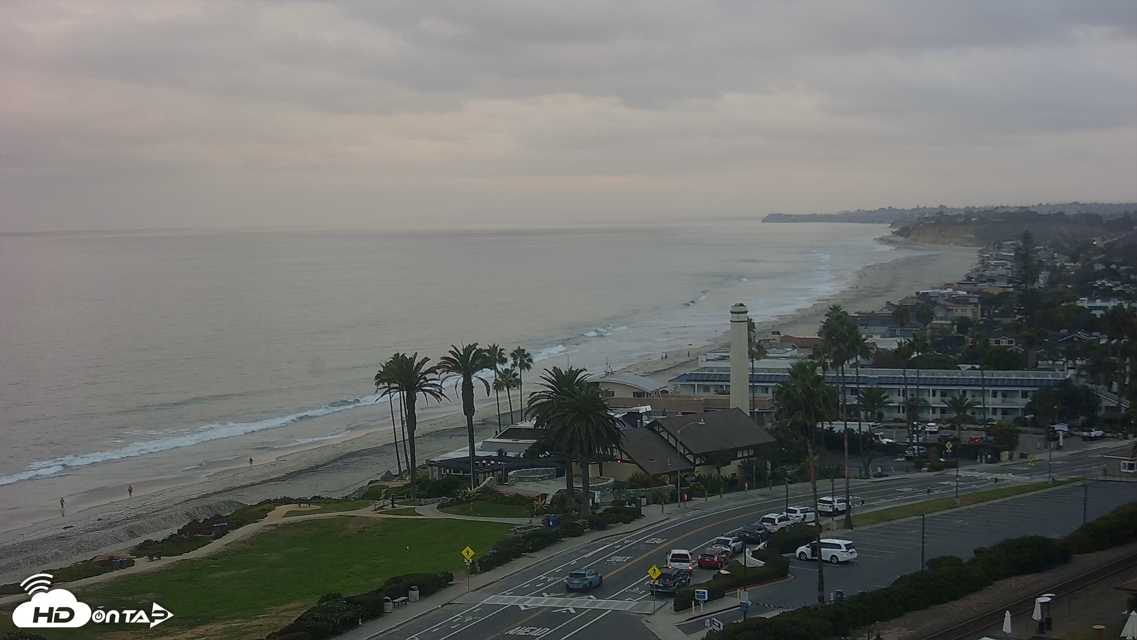 Snapshot of Del Mar Beach Overlook Live Webcam taken Sep 21, 2026, 7:11am PDT