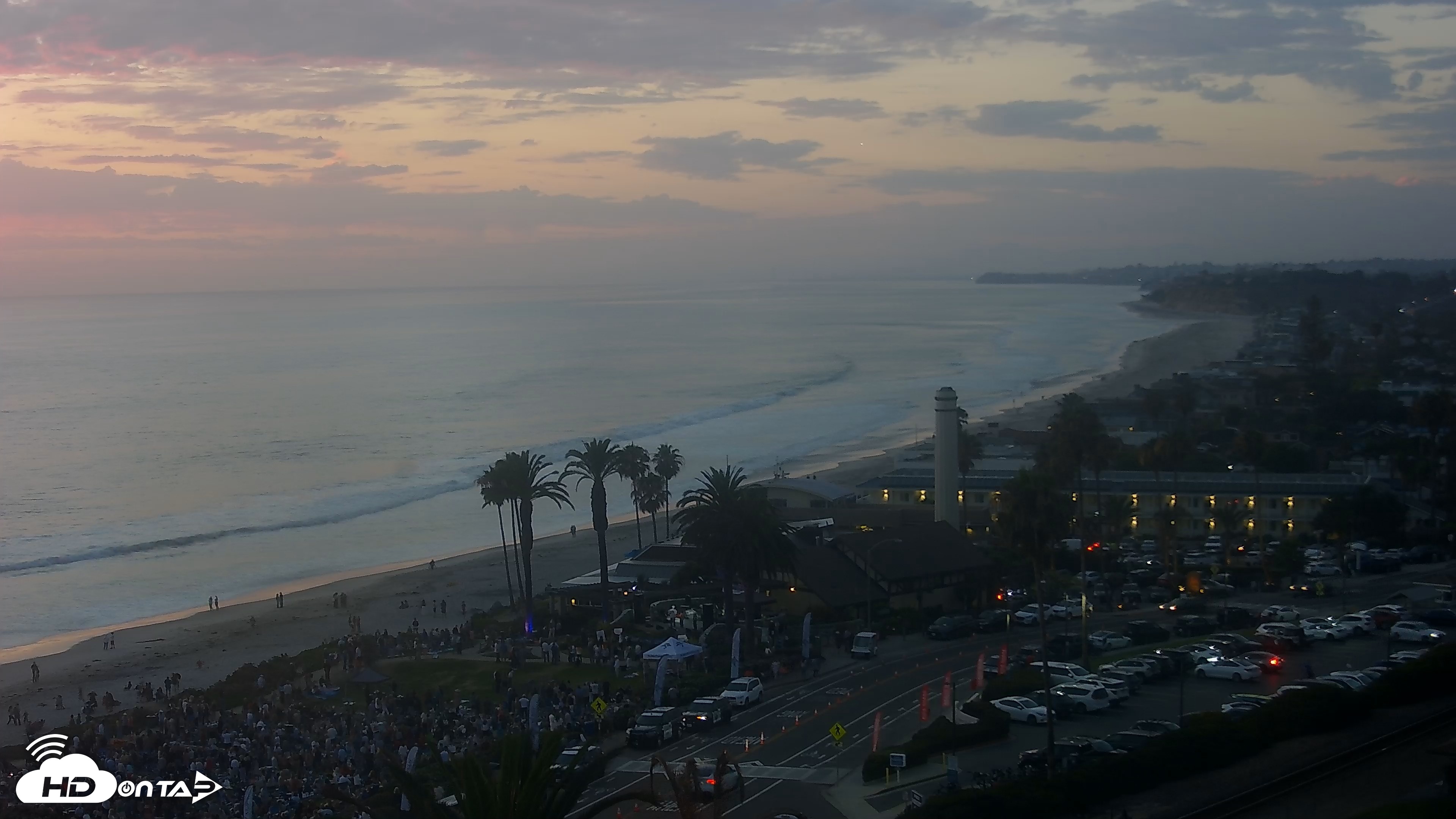 Snapshot of Del Mar Beach Overlook Live Webcam taken Jun 23, 2026, 8:13pm PDT