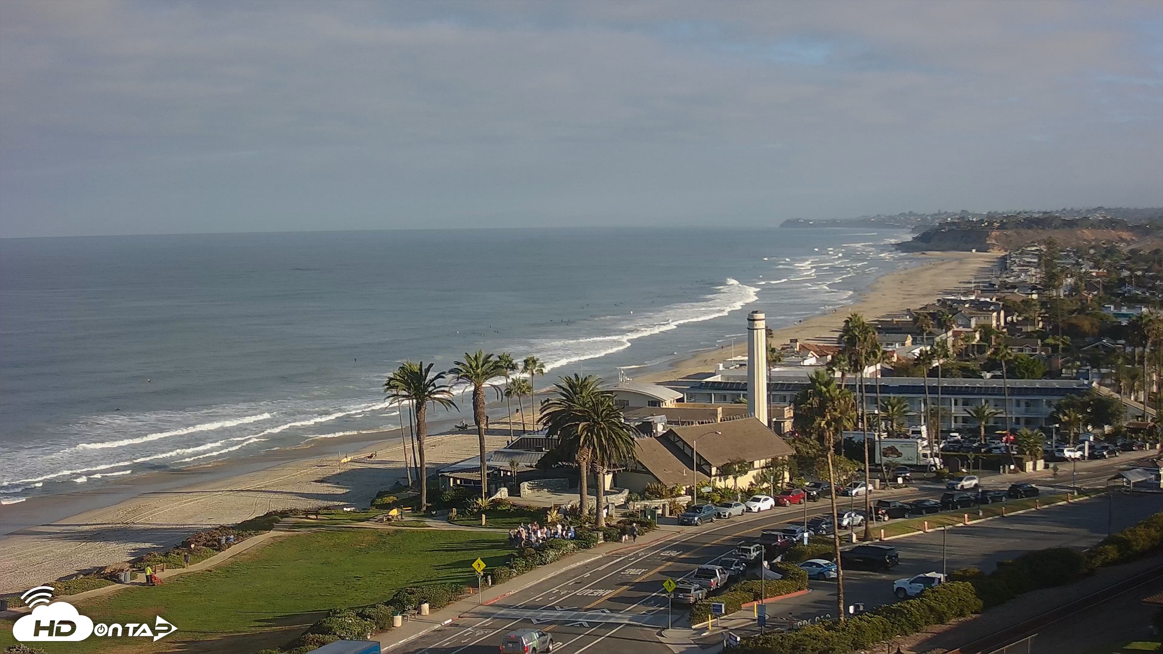 Snapshot of Del Mar Beach Overlook Live Webcam taken Sep 4, 2026, 7:43am PDT