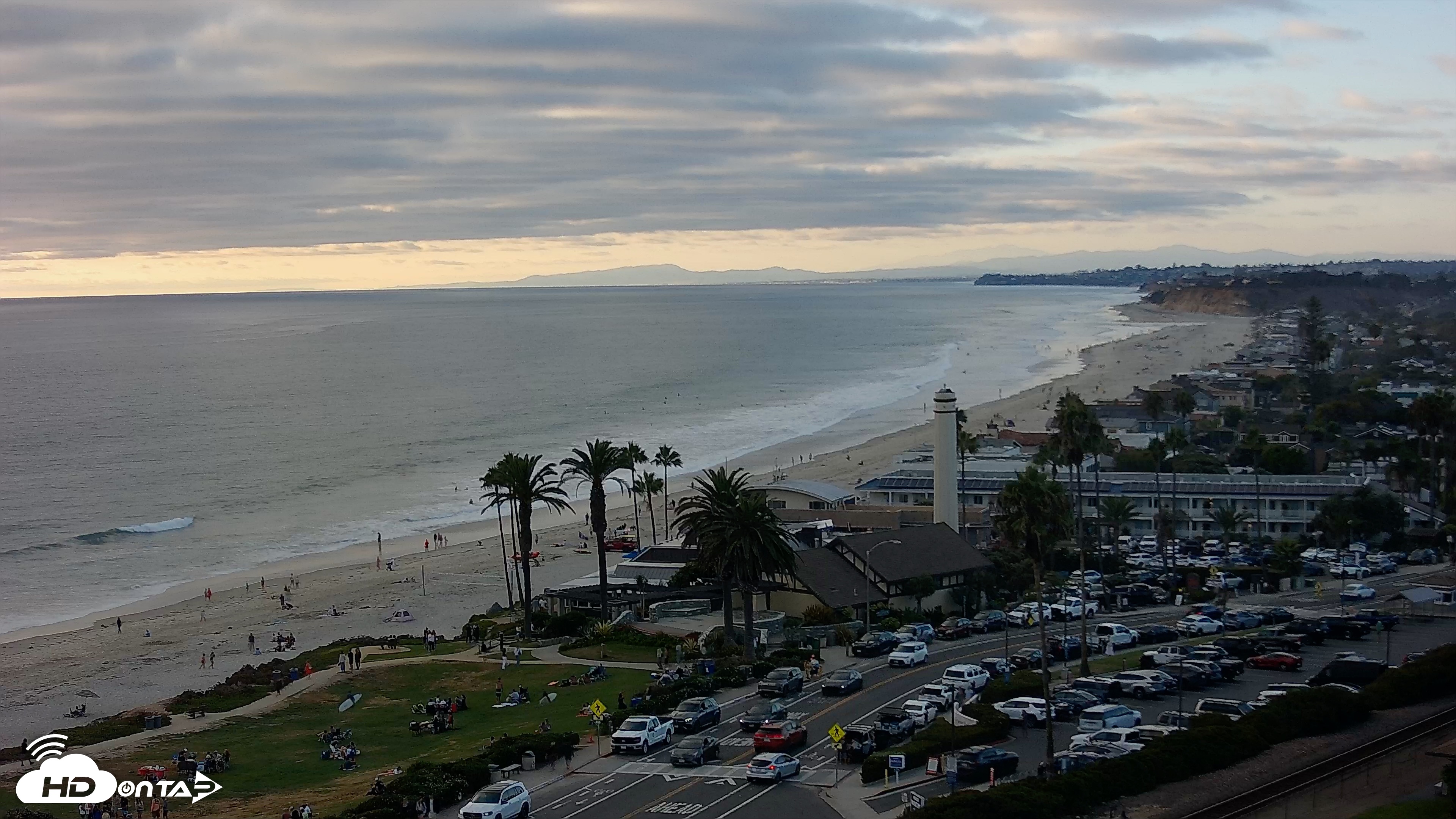 Snapshot of Del Mar Beach Overlook Live Webcam taken Aug 14, 2026, 6:51pm PDT