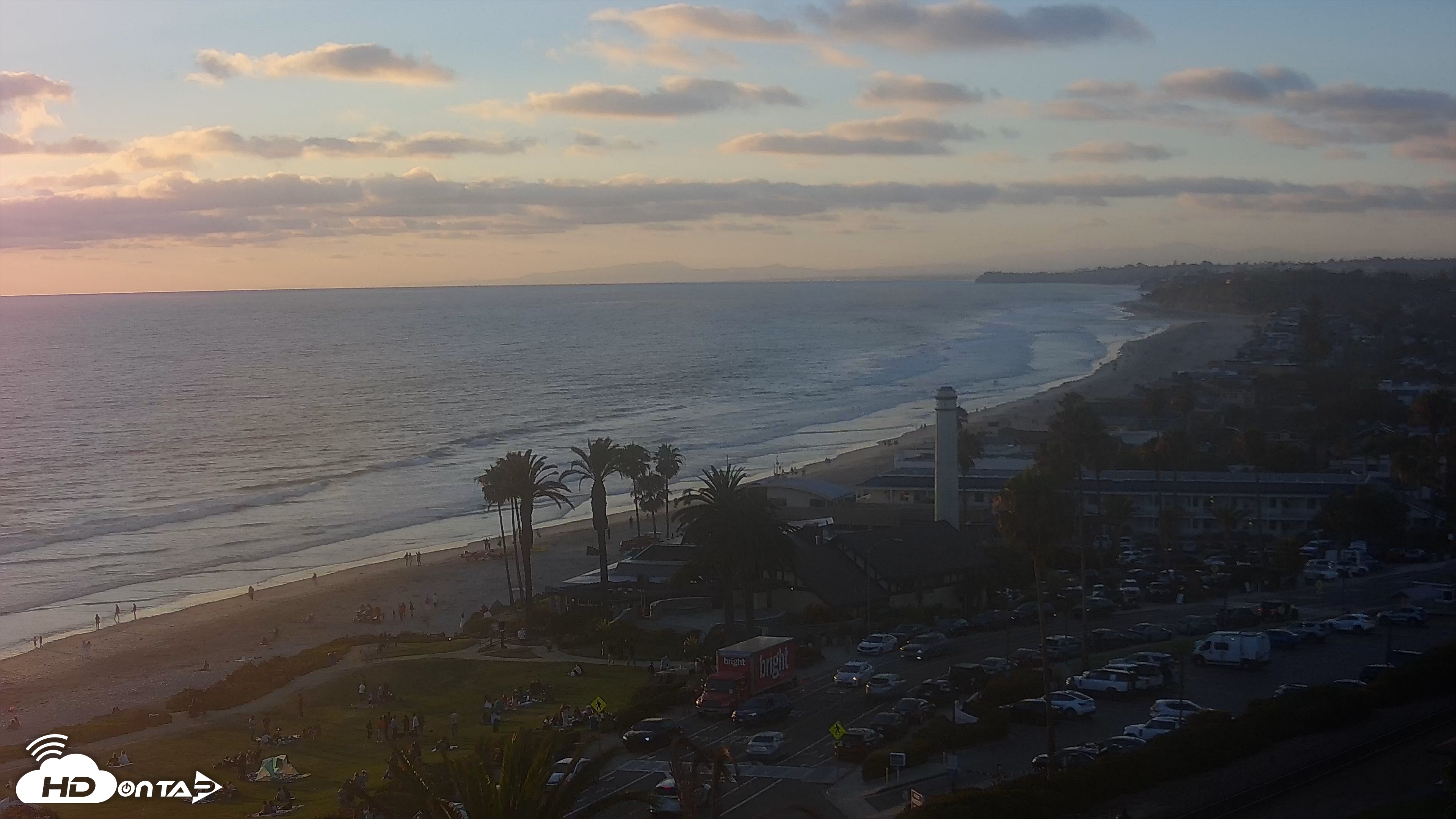 Snapshot of Del Mar Beach Overlook Live Webcam taken Jun 20, 2026, 7:43pm PDT